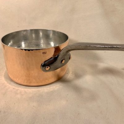 French copper sauce pan